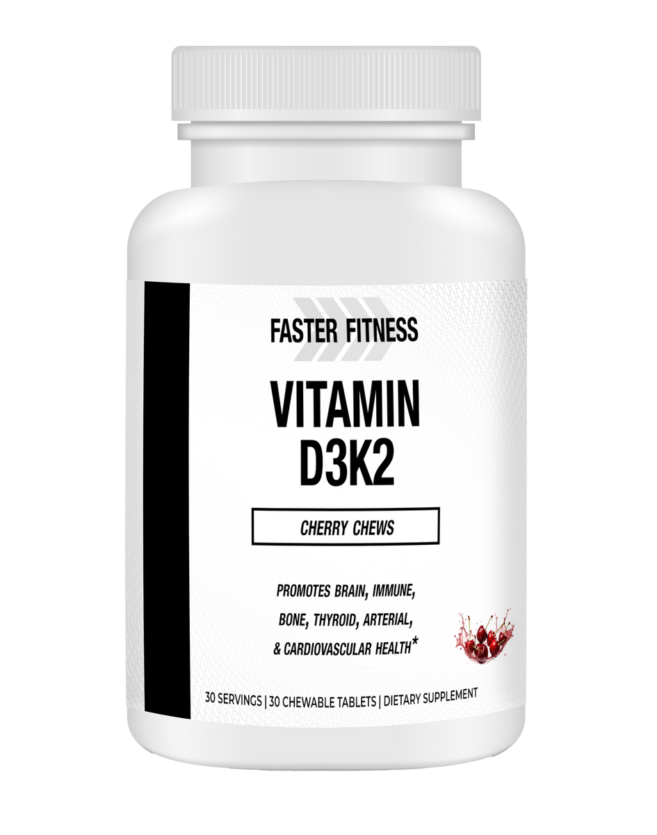 D3K2 Cherry Vitamin Chews – FASTER Supplements
